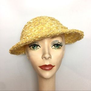 Vintage 40s Straw Hat